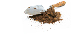 Cornish Gardeners image of a gardening trowel